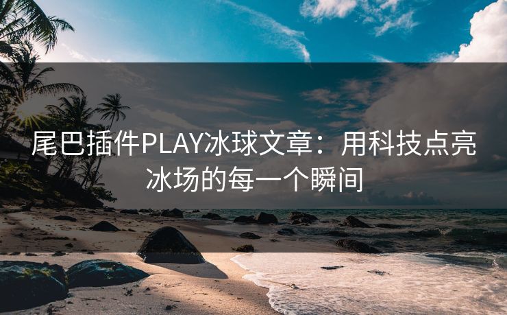 尾巴插件PLAY冰球文章：用科技点亮冰场的每一个瞬间